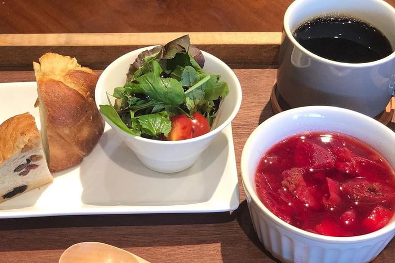 ランチタイムに
